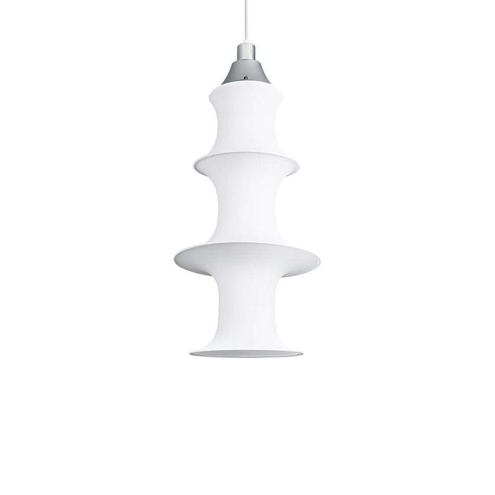 Tiered Column Pendant Light-Neutral Decor