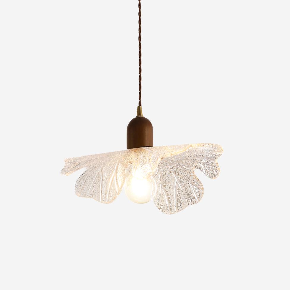Pendant Lamp Tiffany-Style Glass Floral Shade Art