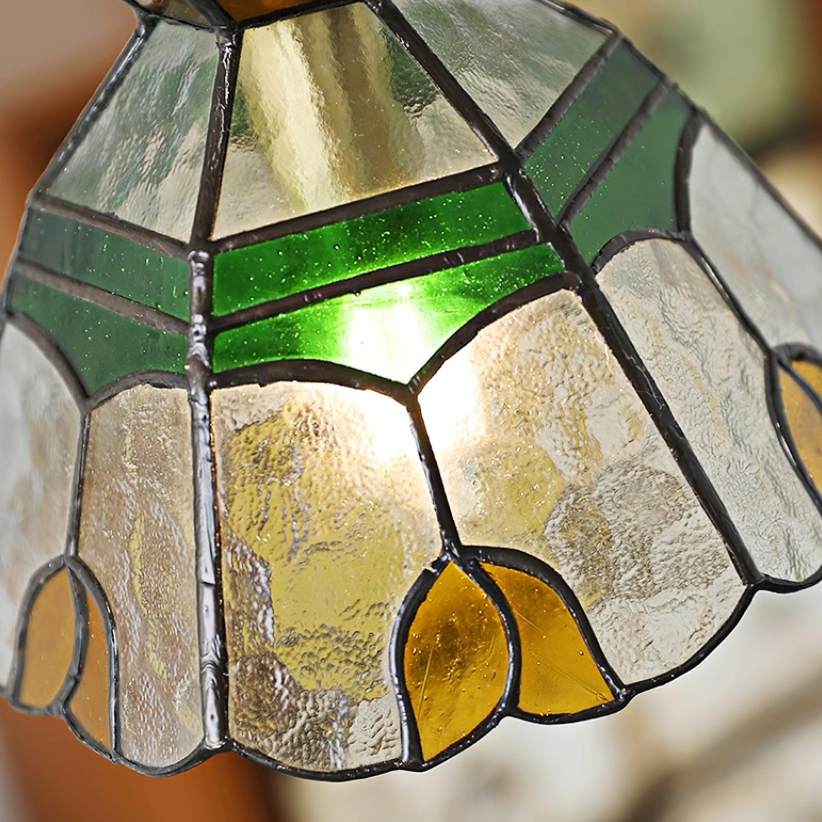 Eldine Stained Glass Pendant Light