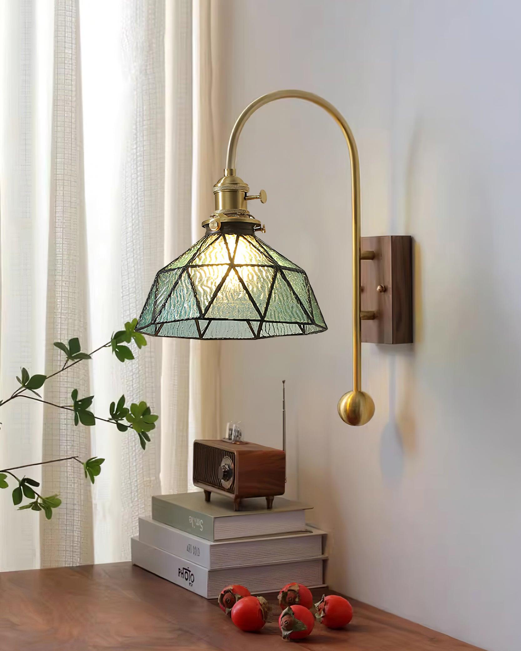 Vorelle Vintage Stained Wall Light