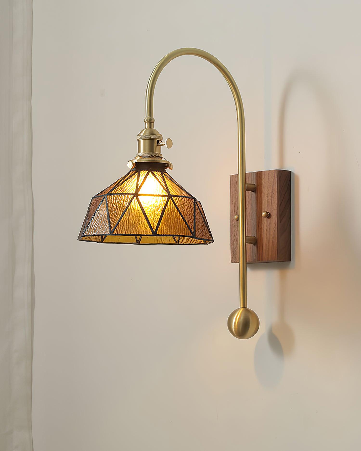 Vorelle Vintage Stained Wall Light