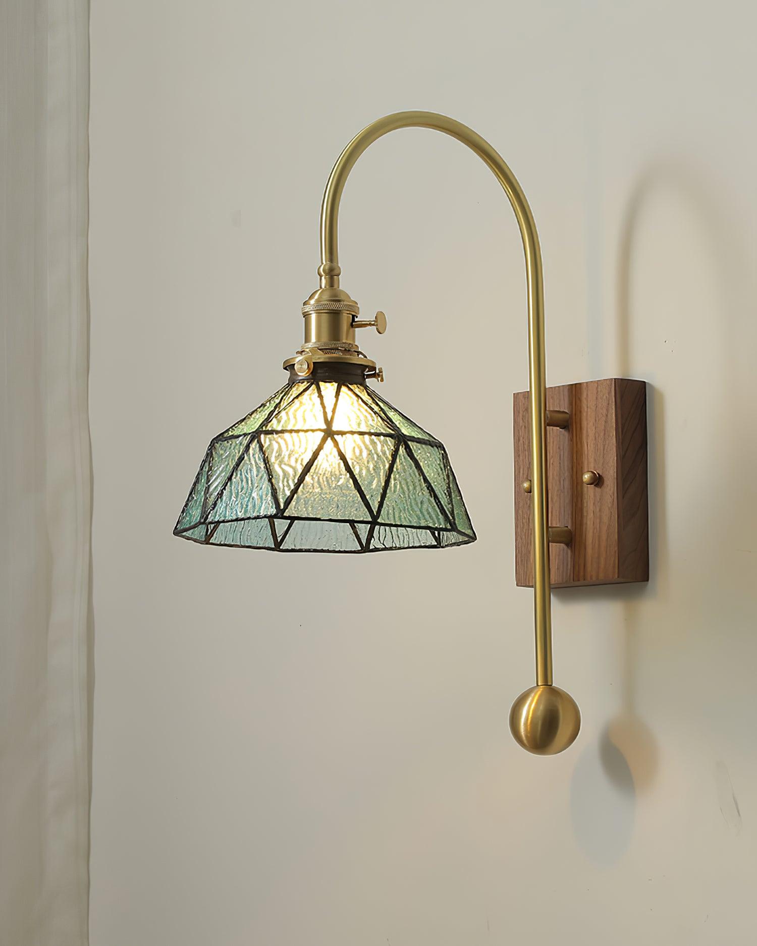Vorelle Vintage Stained Wall Light