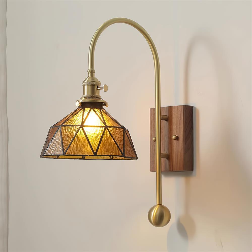 Vorelle Vintage Stained Wall Light