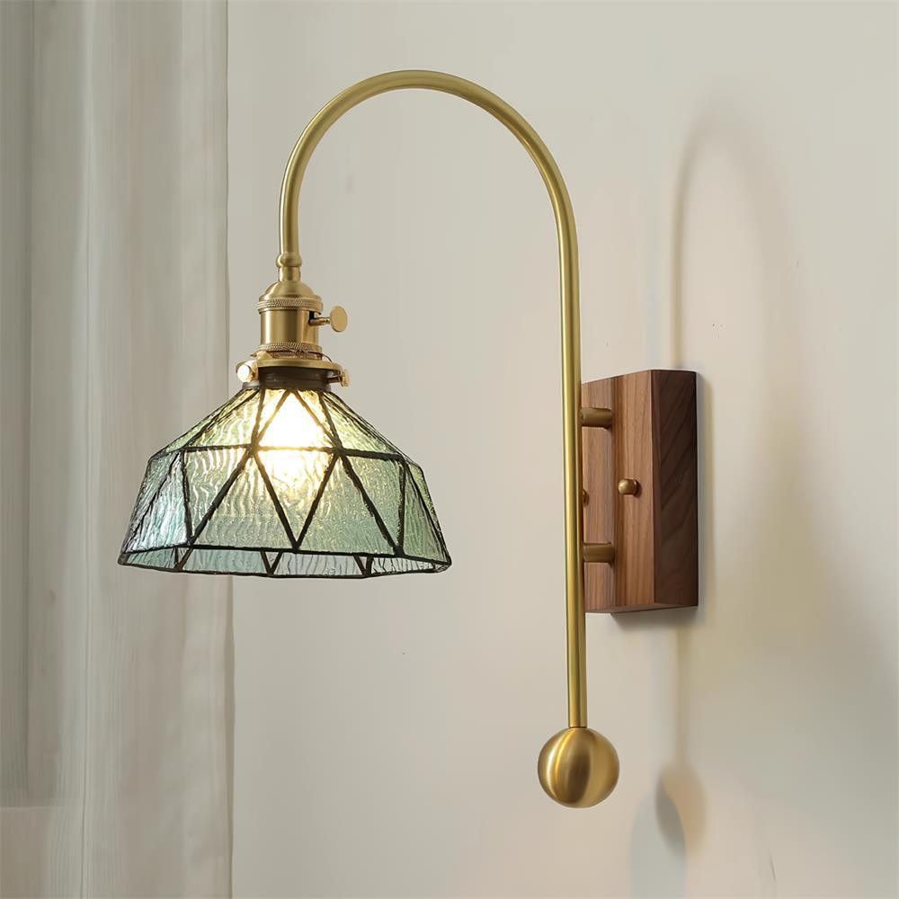 Vorelle Vintage Stained Wall Light