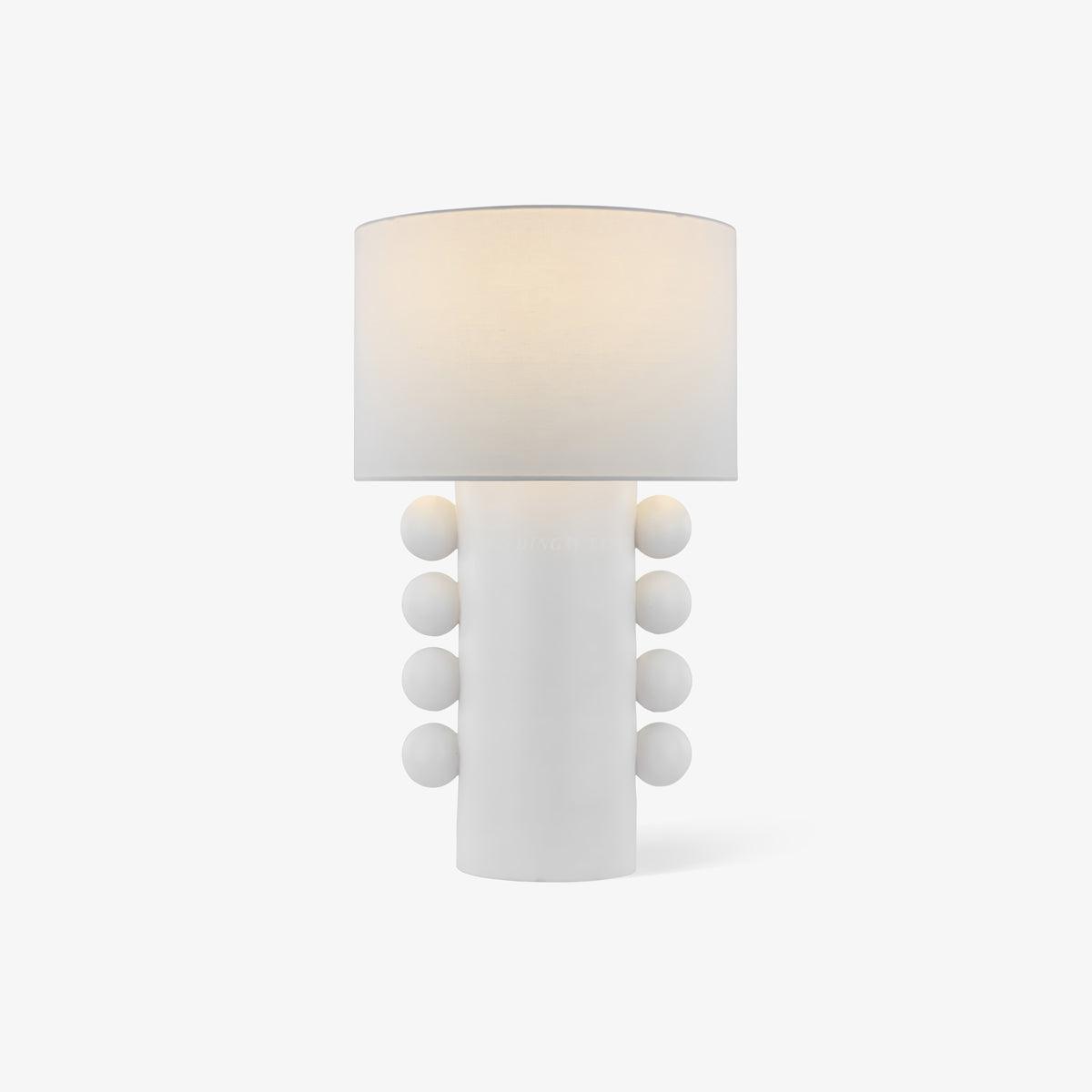 Nixu Fabric Whimsical Table Lamp-Neutral Decor