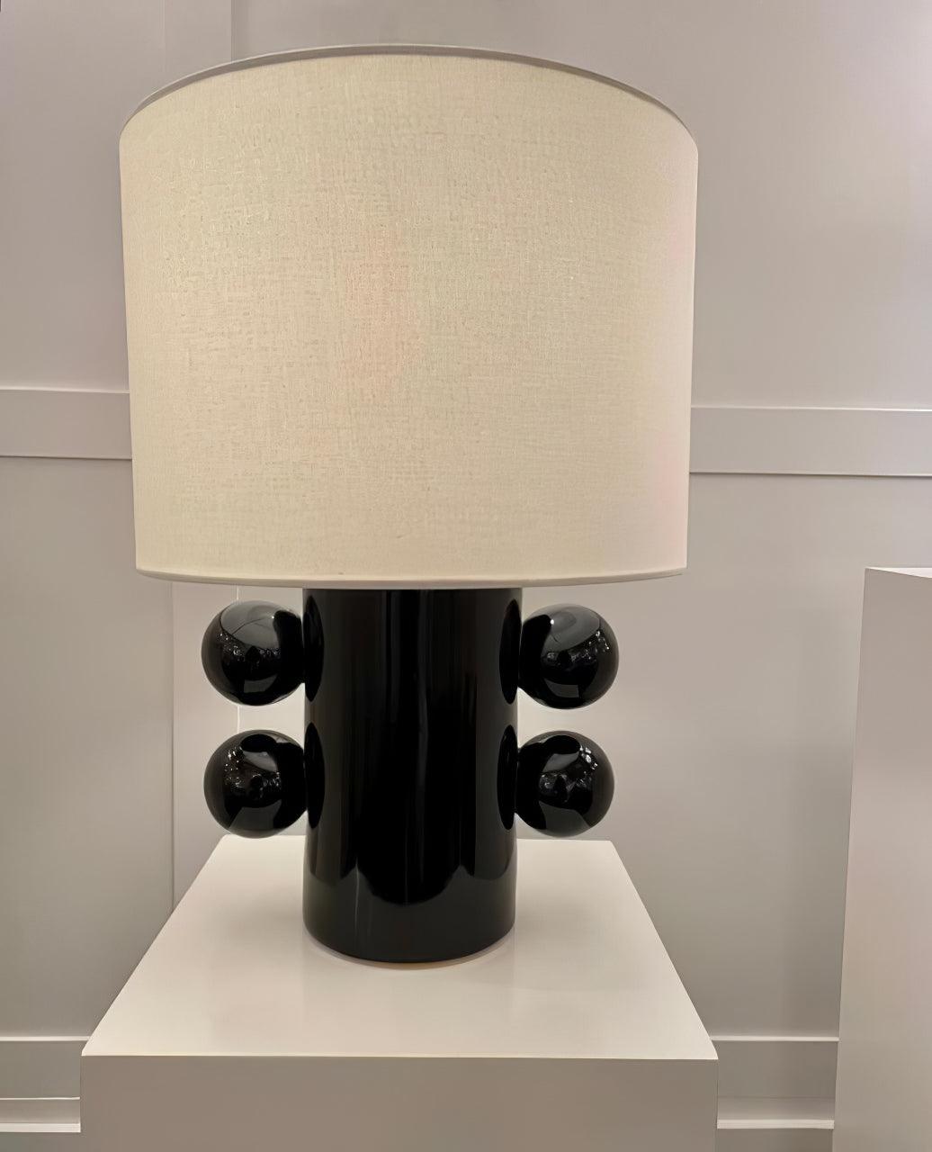 Nixu Fabric Whimsical Table Lamp-Neutral Decor