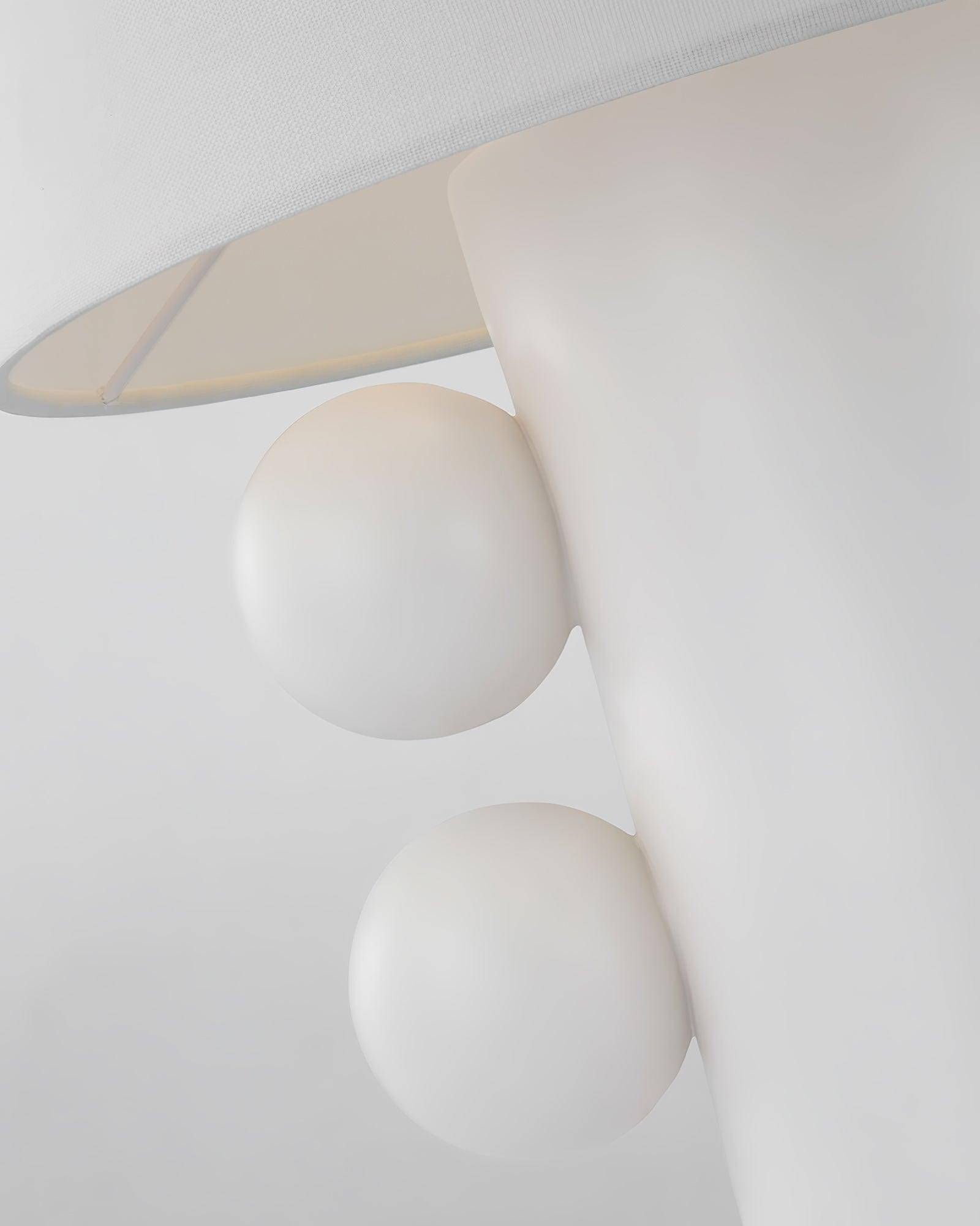 Nixu Fabric Whimsical Table Lamp-Neutral Decor