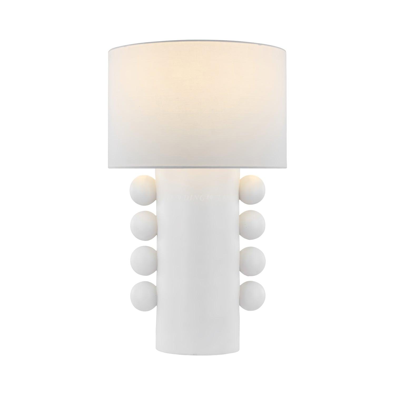 Nixu Fabric Whimsical Table Lamp-Neutral Decor
