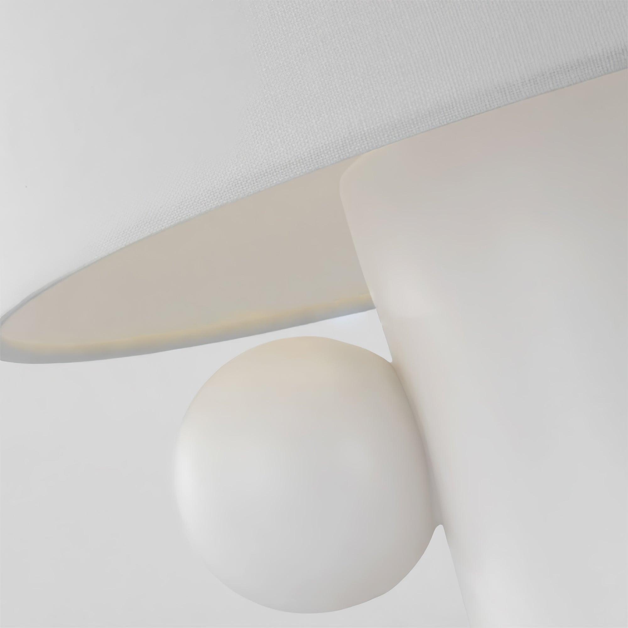 Nixu Fabric Whimsical Table Lamp-Neutral Decor