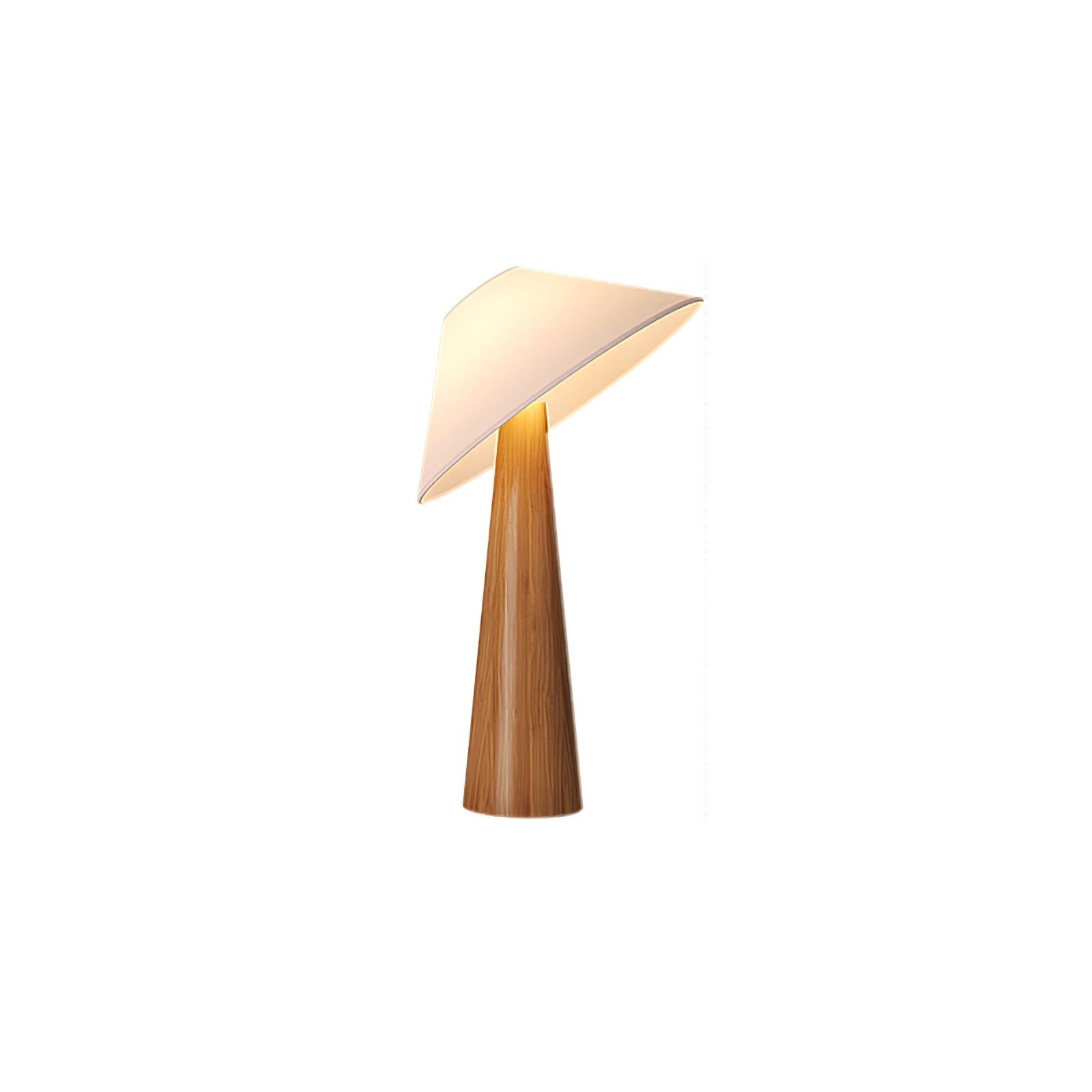 Vosile Sculptural Wood Table Lamp-Neutral Decor