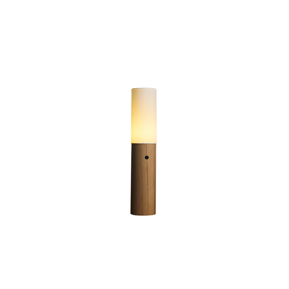 Vero Timber Column Floor Lamp-Neutral Decor