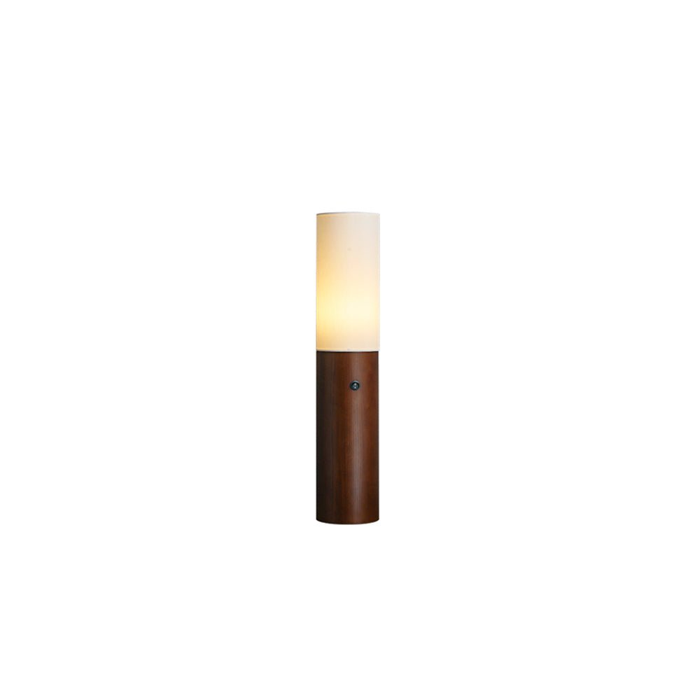 Vero Timber Column Floor Lamp-Neutral Decor