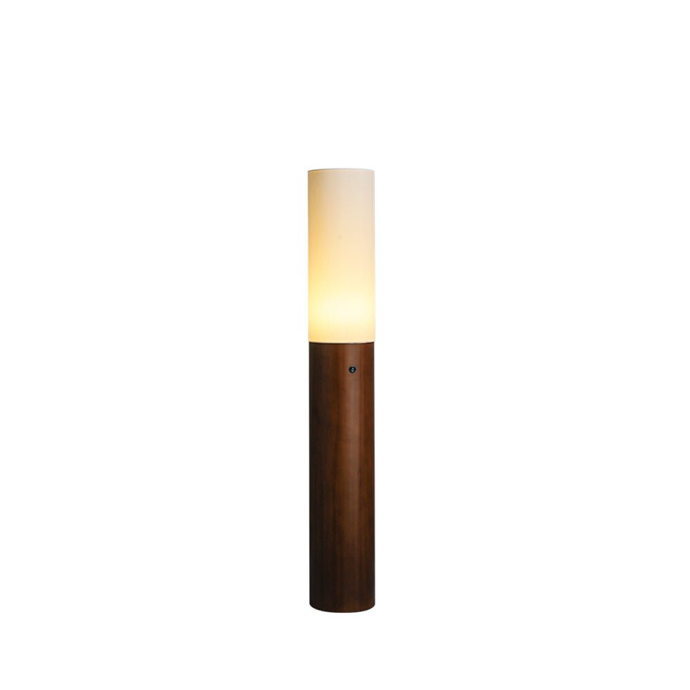 Vero Timber Column Floor Lamp-Neutral Decor