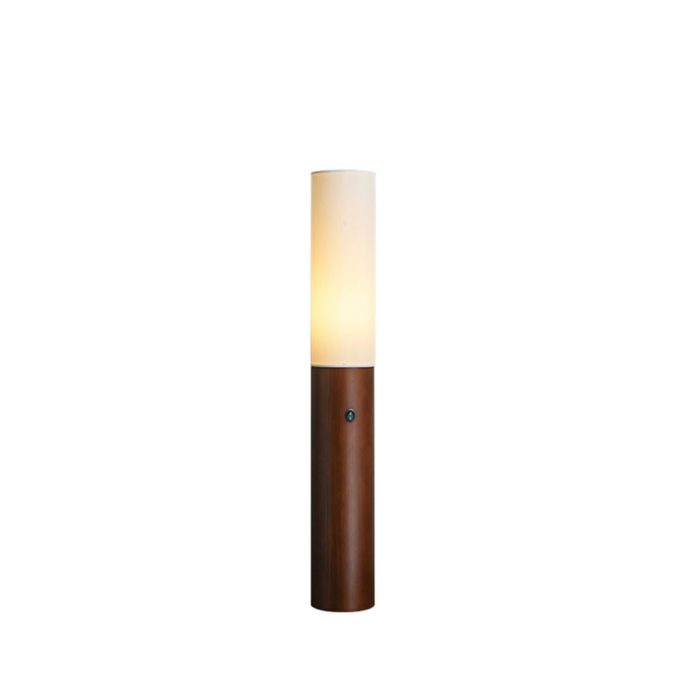 Vero Timber Column Floor Lamp-Neutral Decor