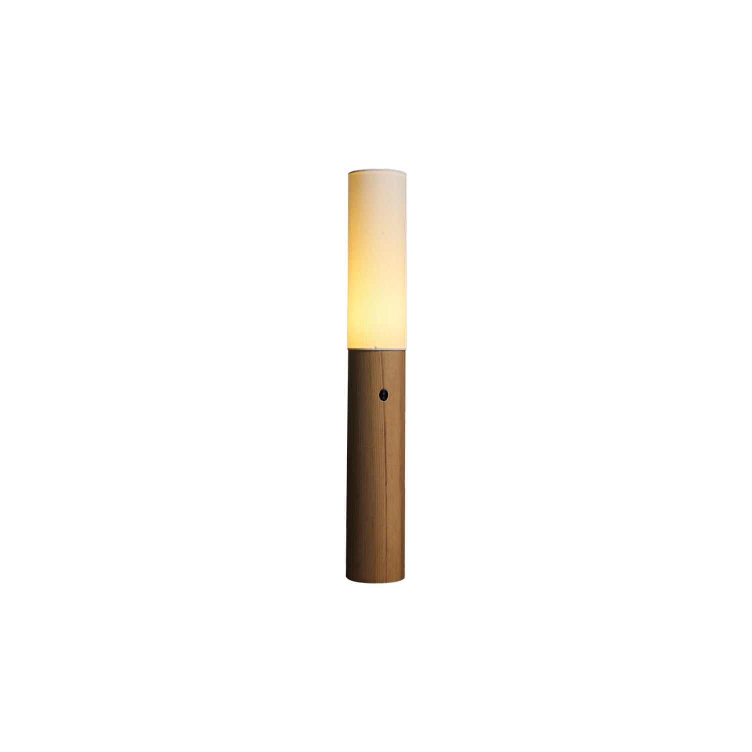 Vero Timber Column Floor Lamp-Neutral Decor