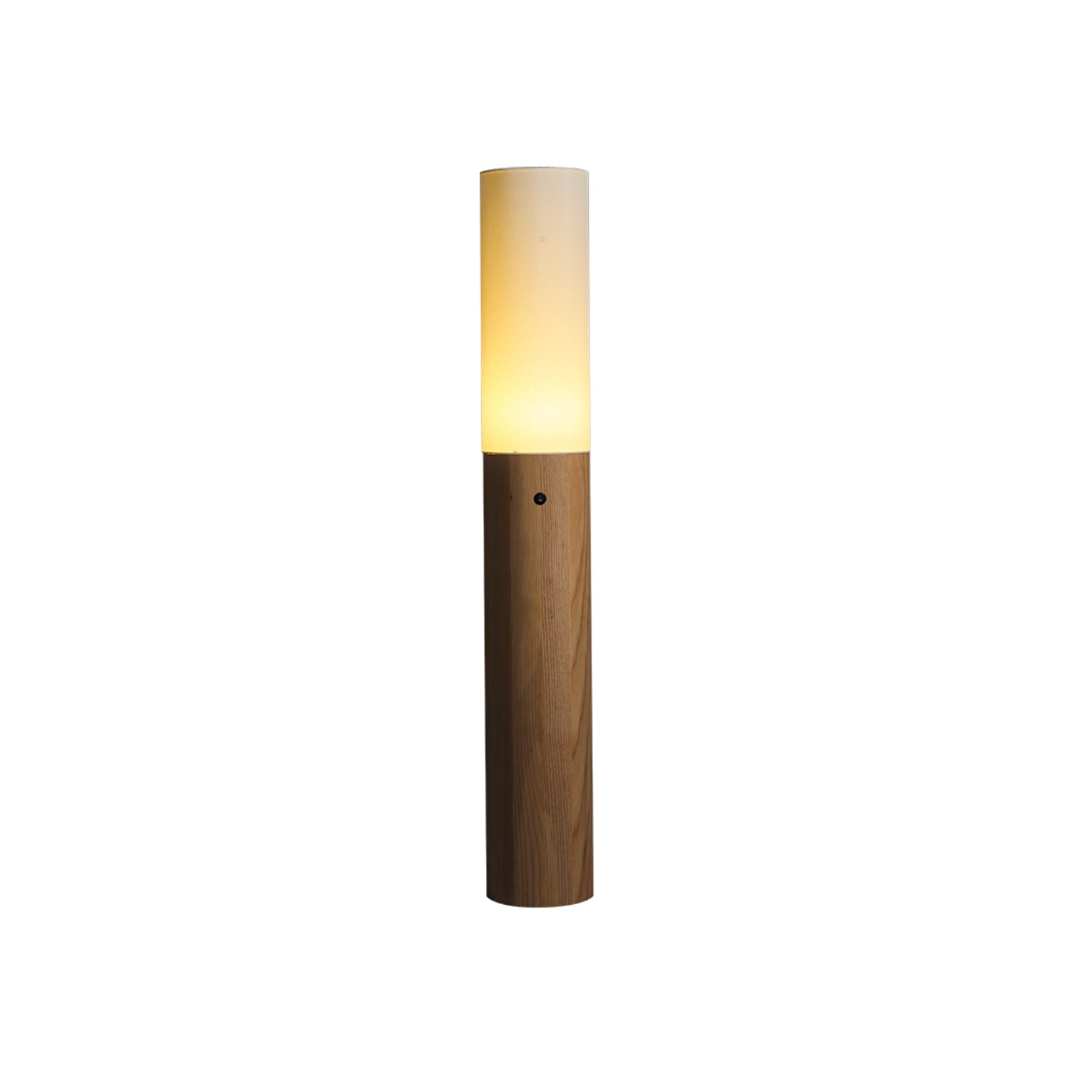 Vero Timber Column Floor Lamp-Neutral Decor