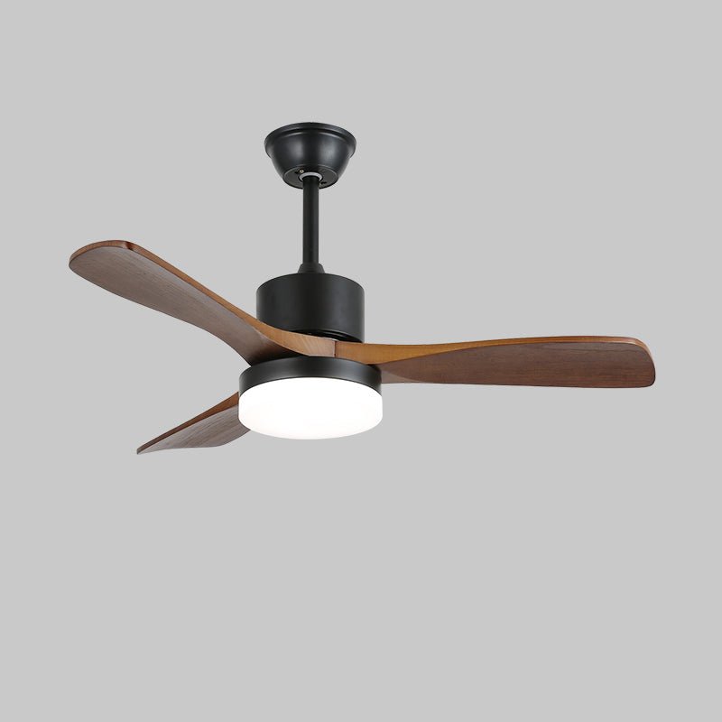 Darian Minimalist Wood Ceiling Fan Light-Neutral Decor