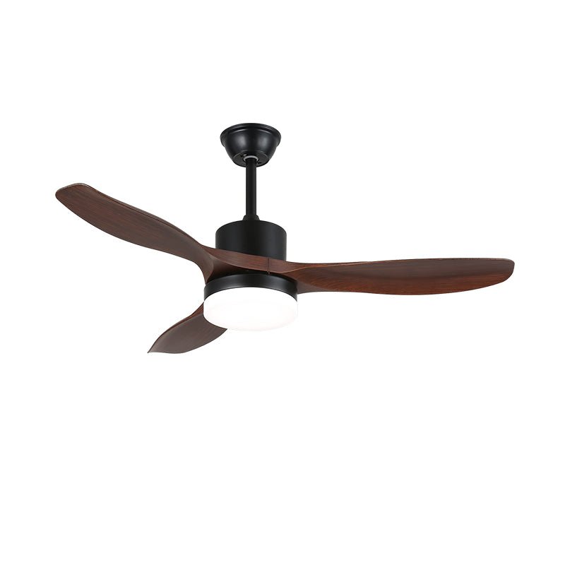 Darian Minimalist Wood Ceiling Fan Light-Neutral Decor