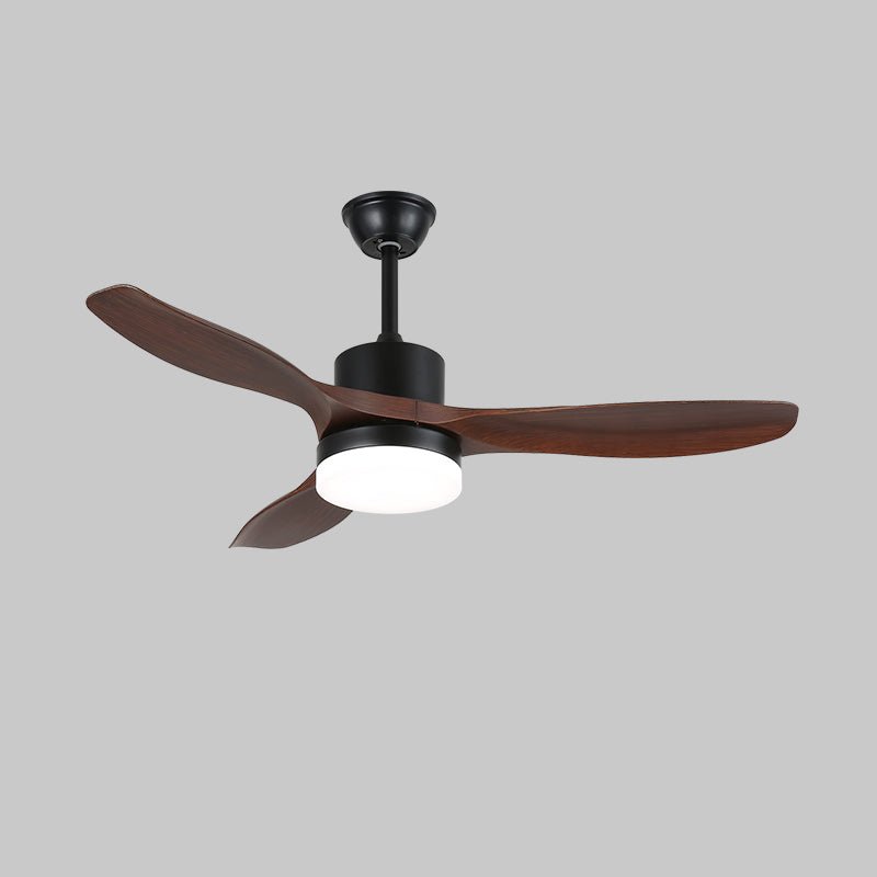 Darian Minimalist Wood Ceiling Fan Light-Neutral Decor