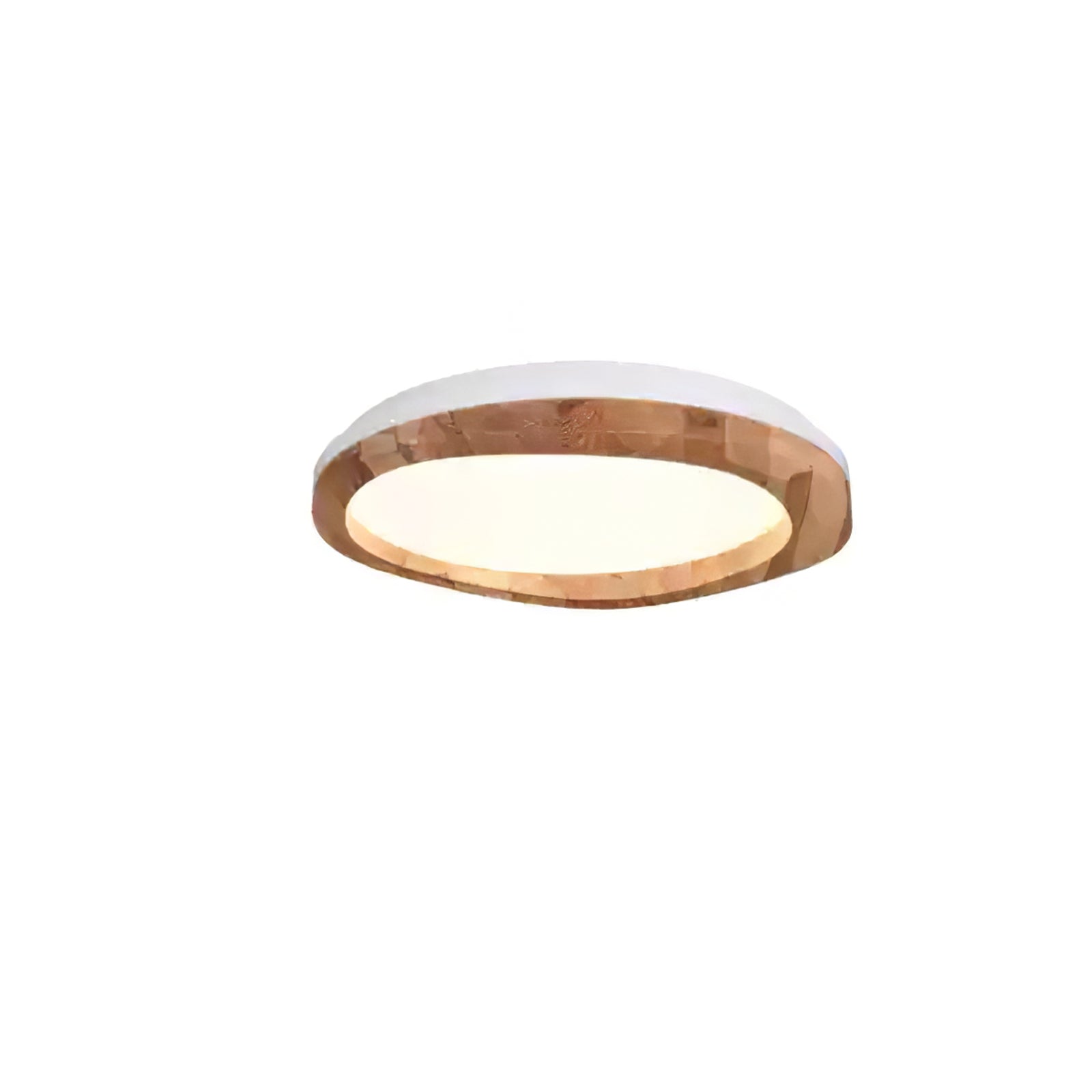 Artalis Walnut Wood Flush Mount-Neutral Decor