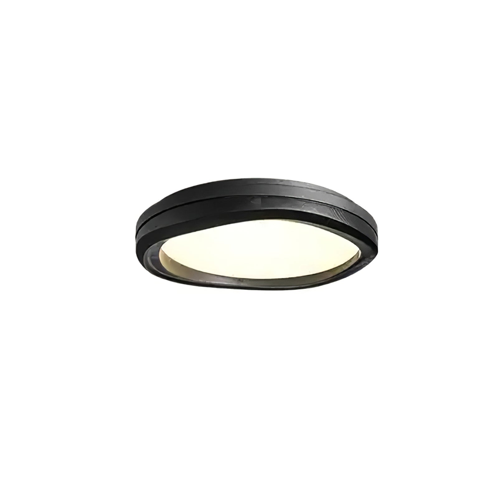Artalis Walnut Wood Flush Mount-Neutral Decor