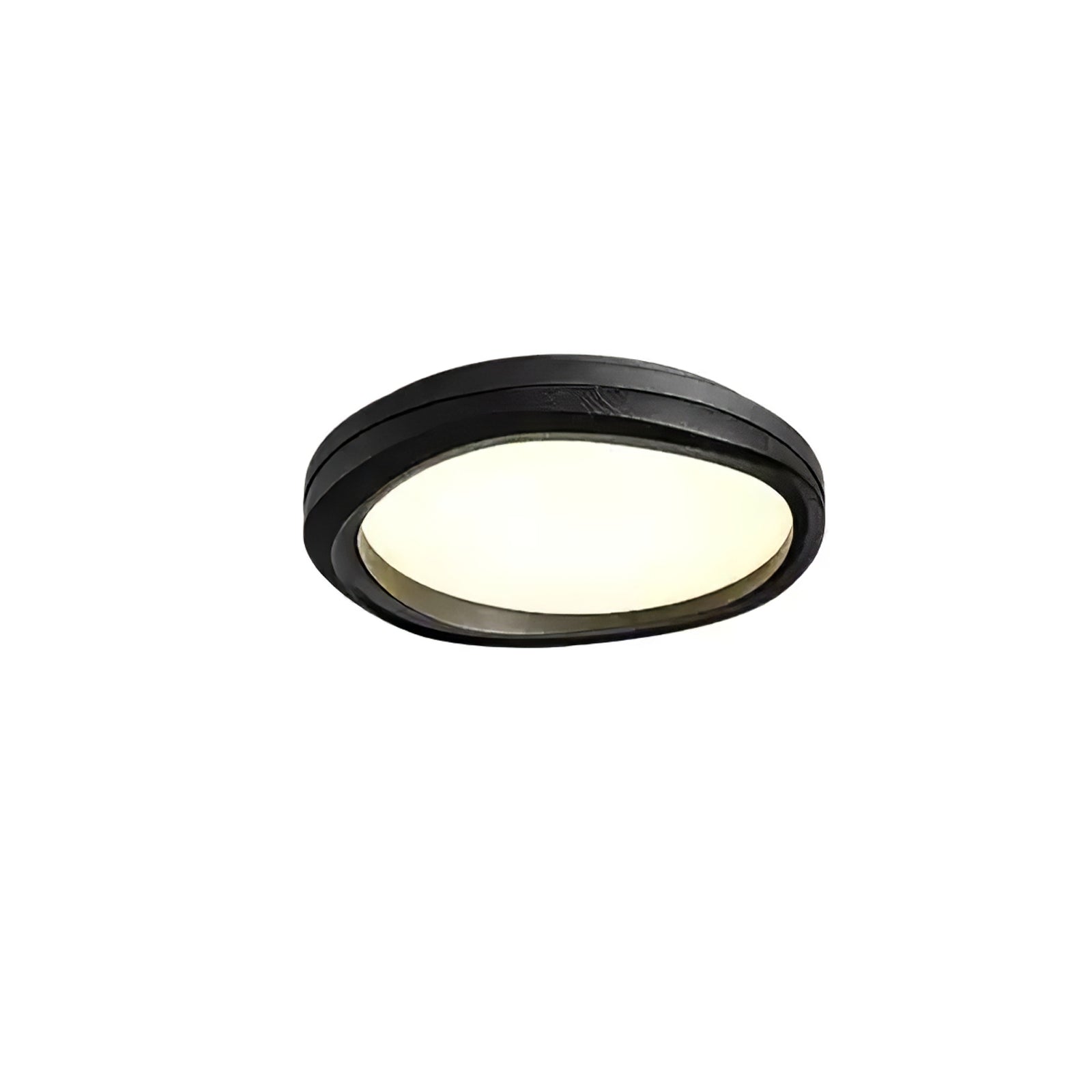 Artalis Walnut Wood Flush Mount-Neutral Decor