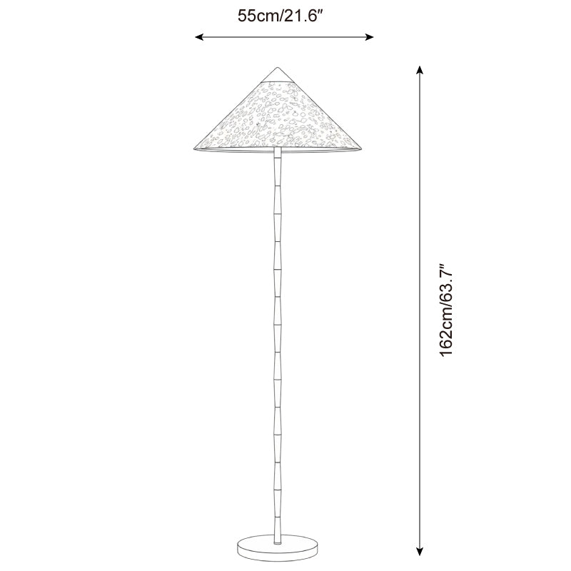 Burlwood Floor Lamp