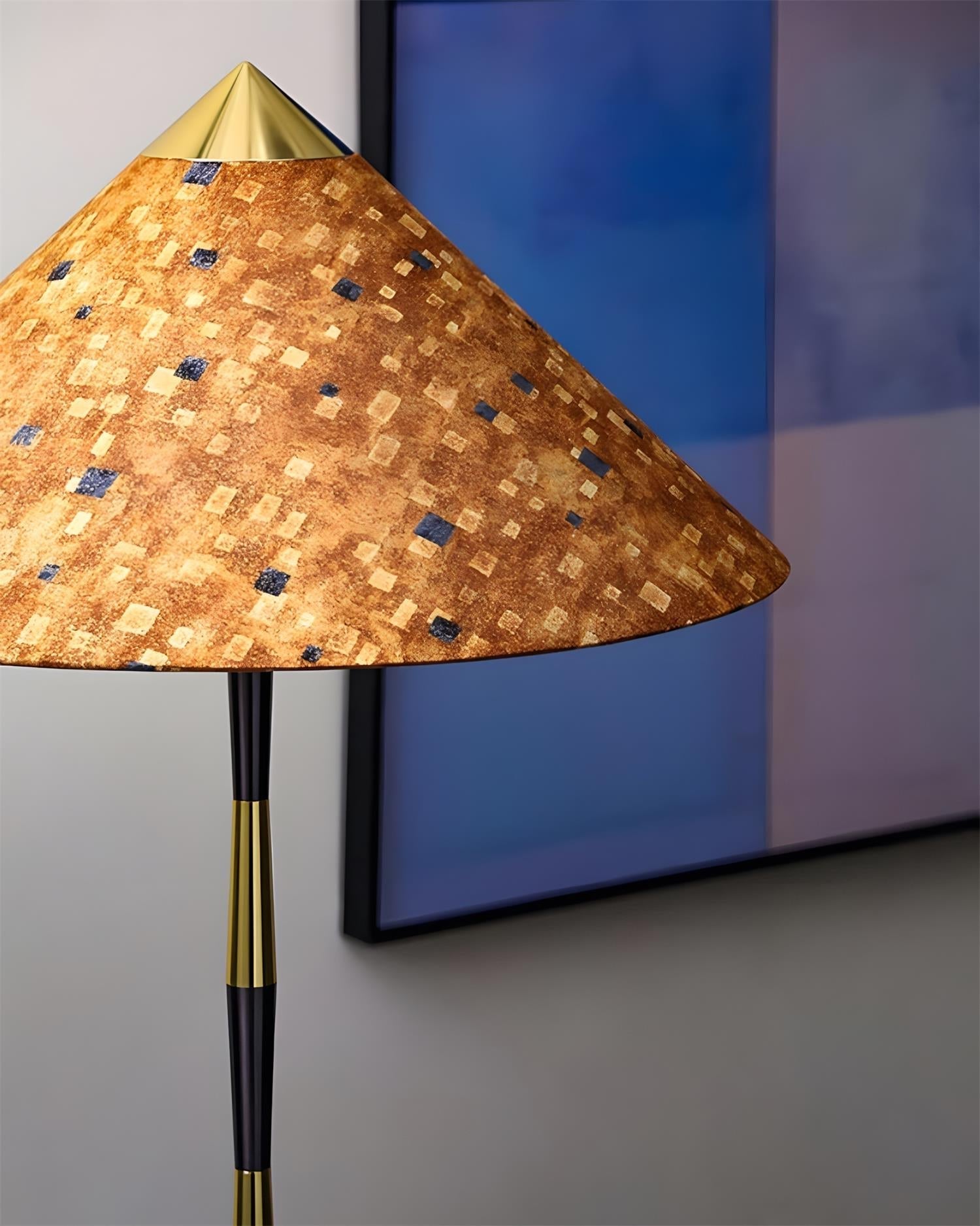 Burlwood Floor Lamp
