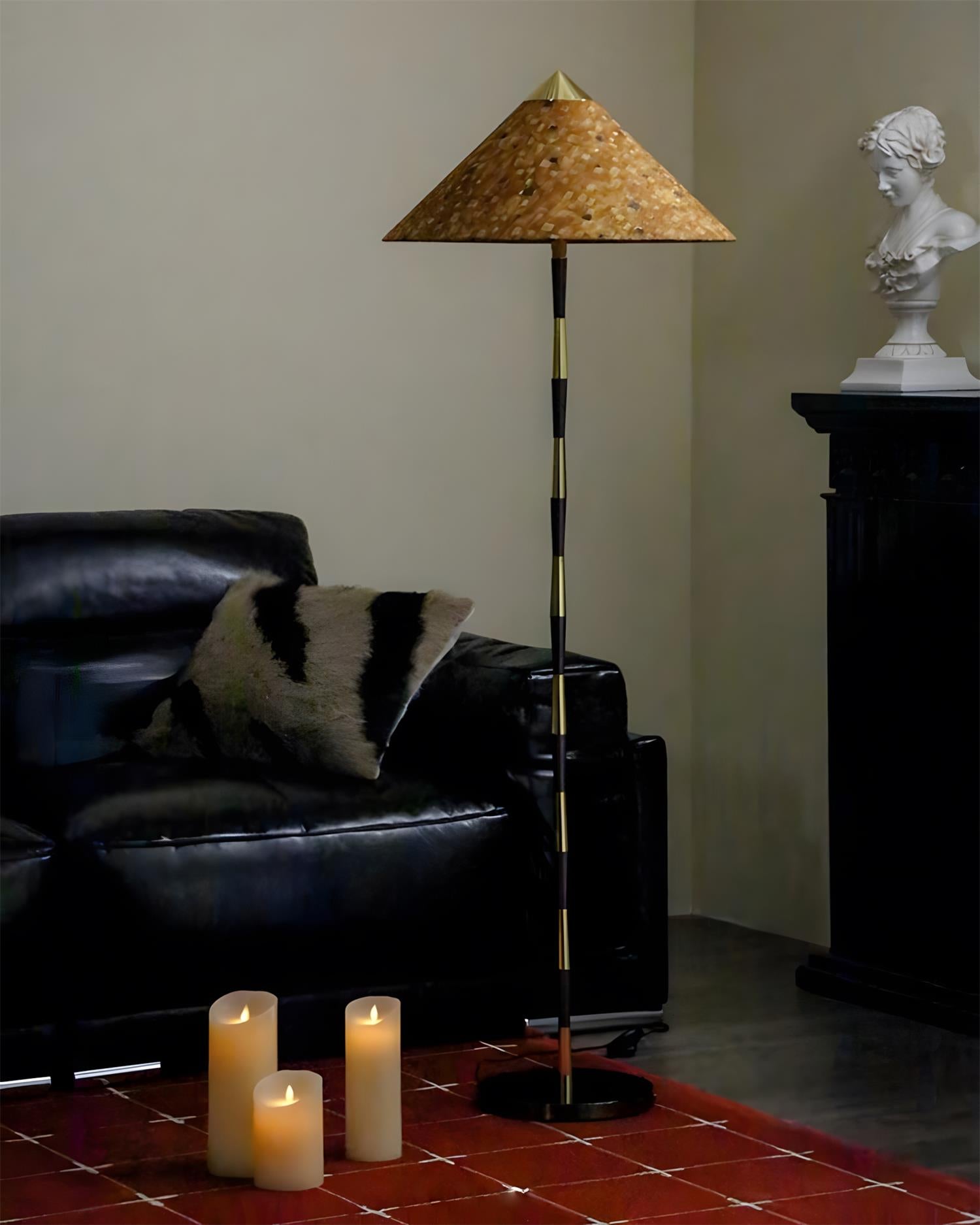 Burlwood Floor Lamp