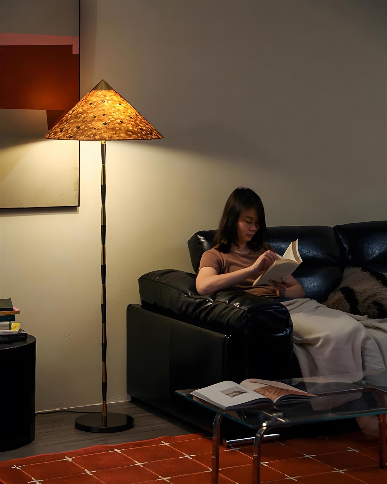Burlwood Floor Lamp