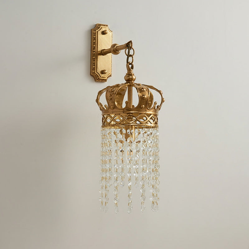 View of the lamp unlit, showcasing its sculptural quality.