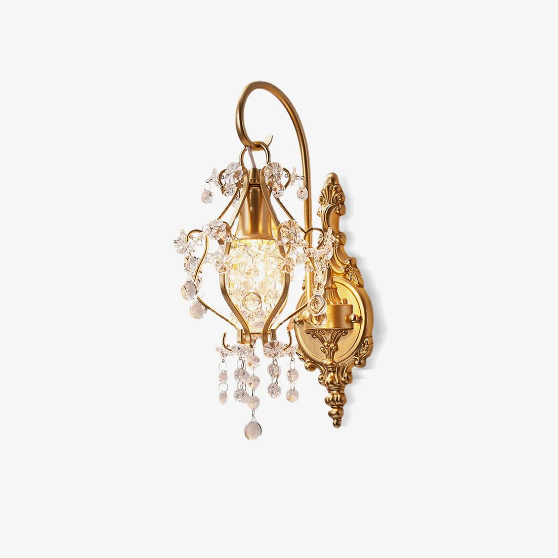 Evir Postmodern Luxury Crystal Wall Lamp-Neutral Decor