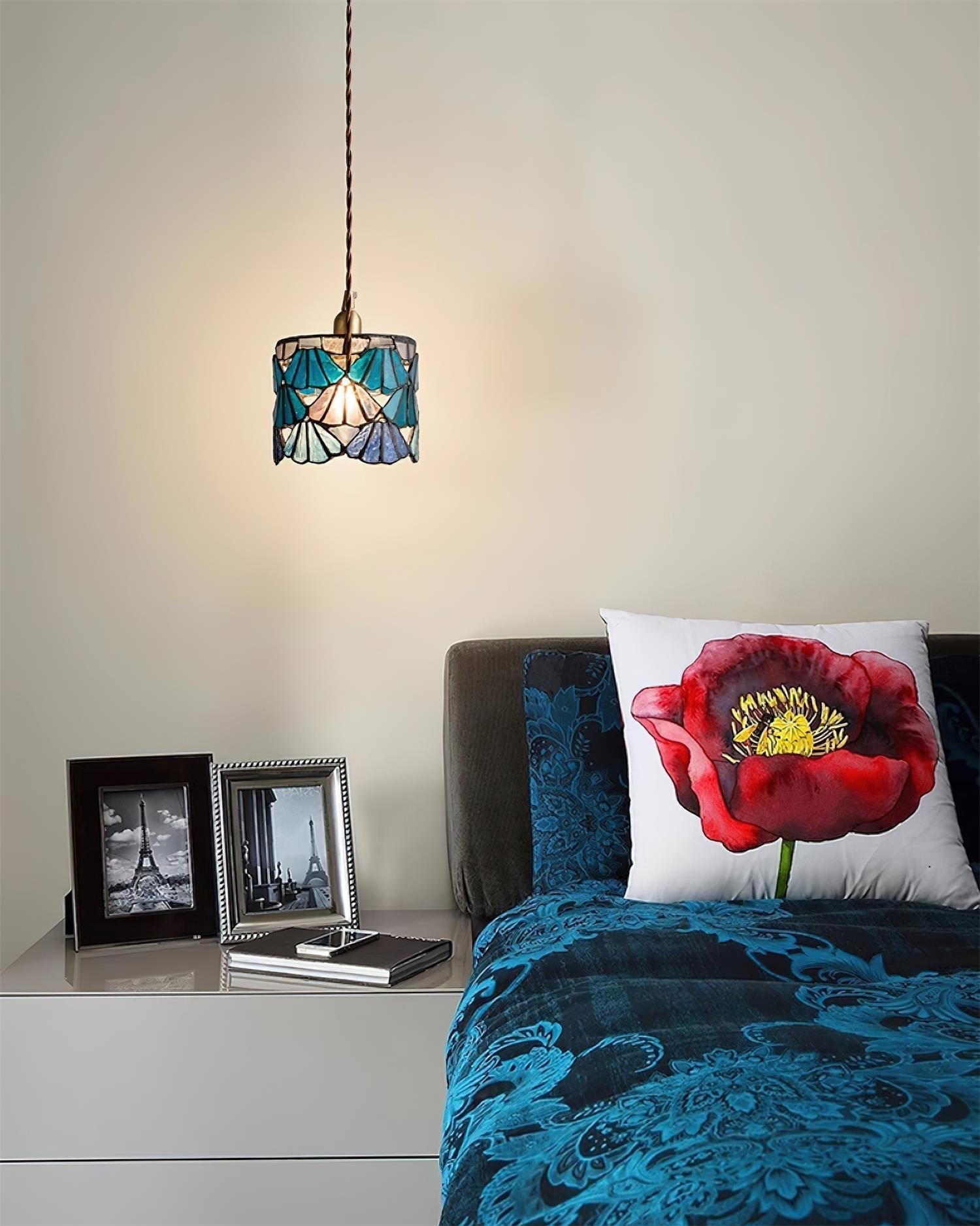 Lioraen Tiffany Pendant Light Classic Design-Neutral Decor