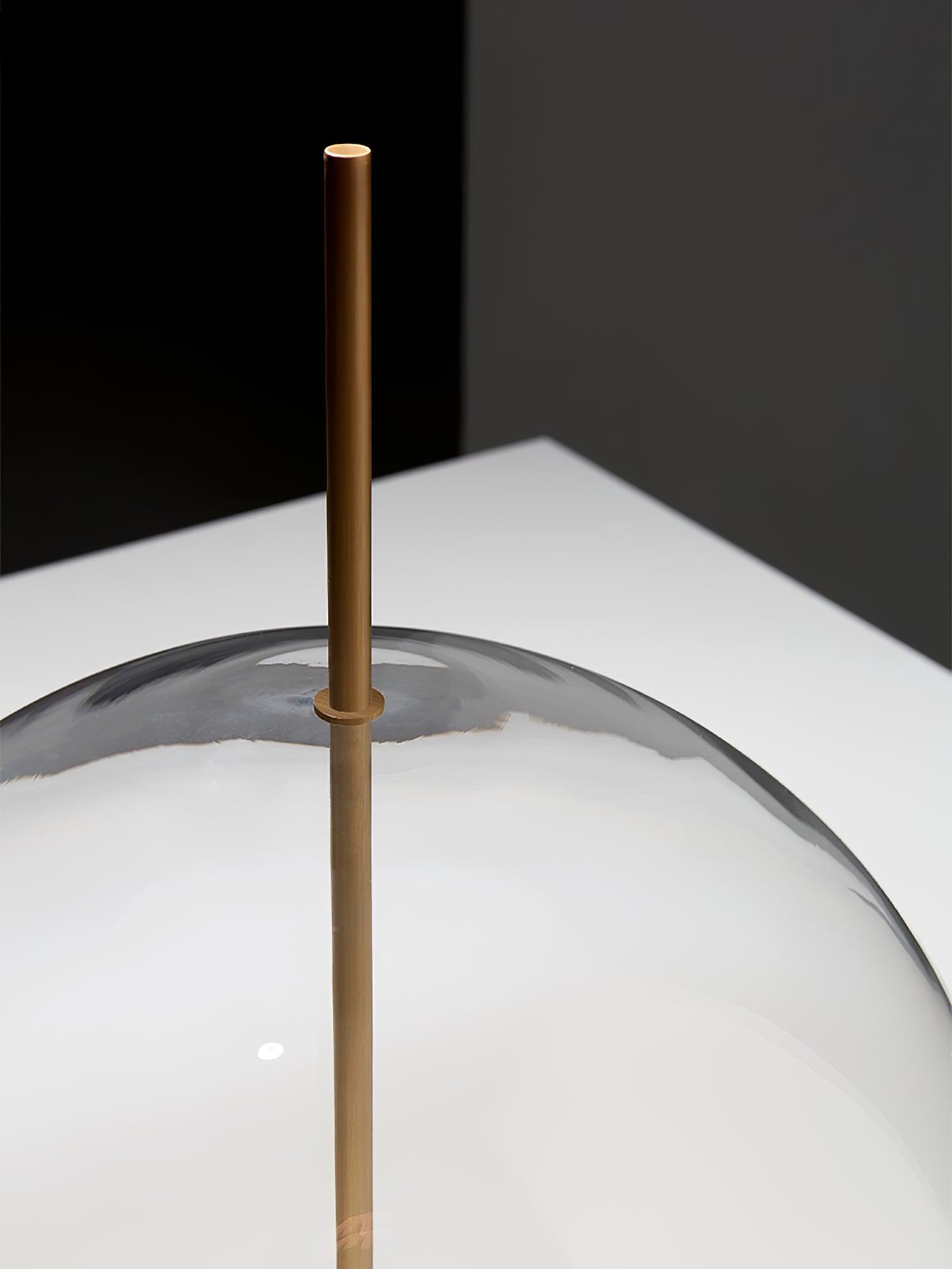 Eurrael Modern Glass Table Lamp-Neutral Decor