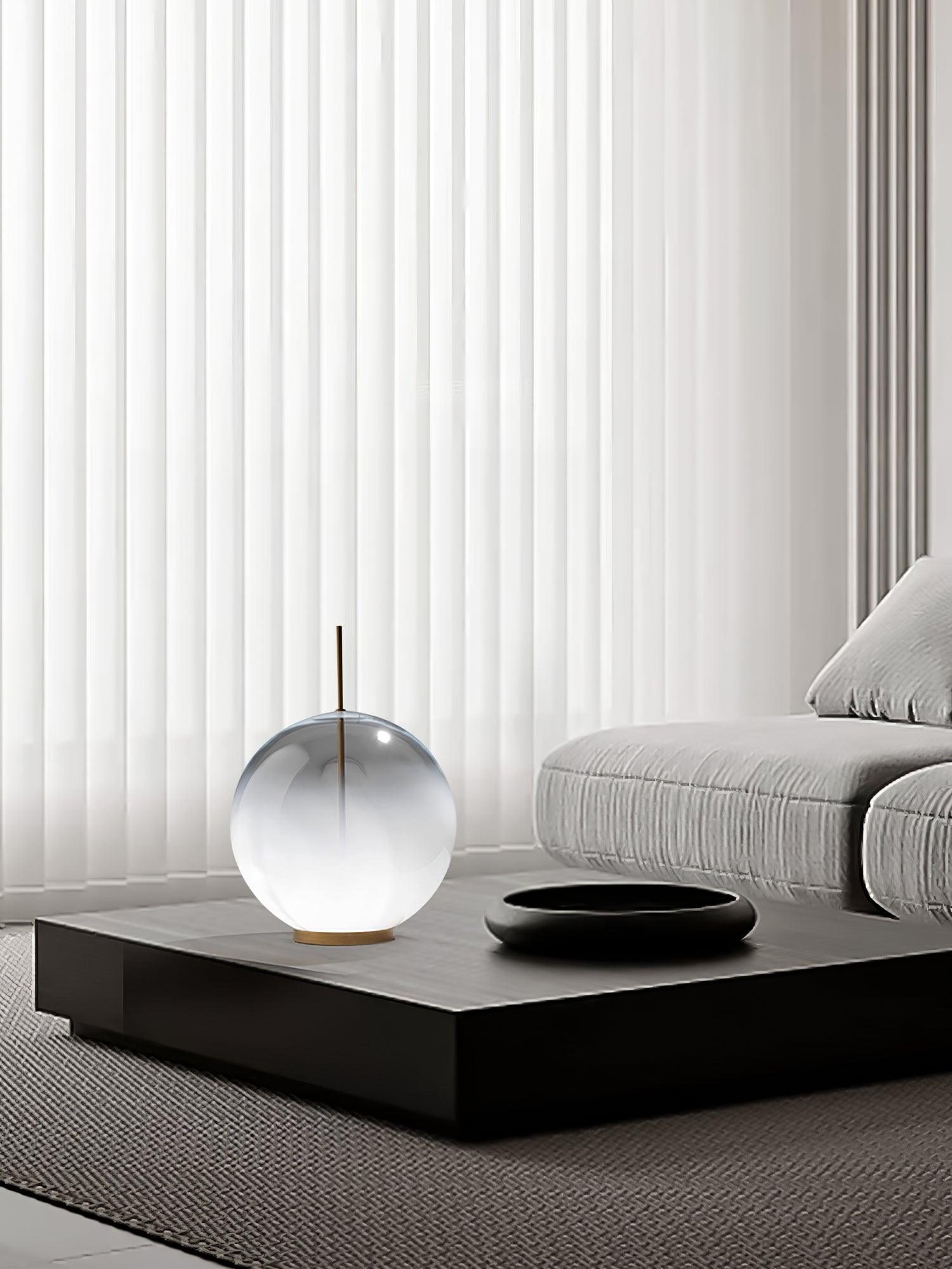 Eurrael Modern Glass Table Lamp-Neutral Decor