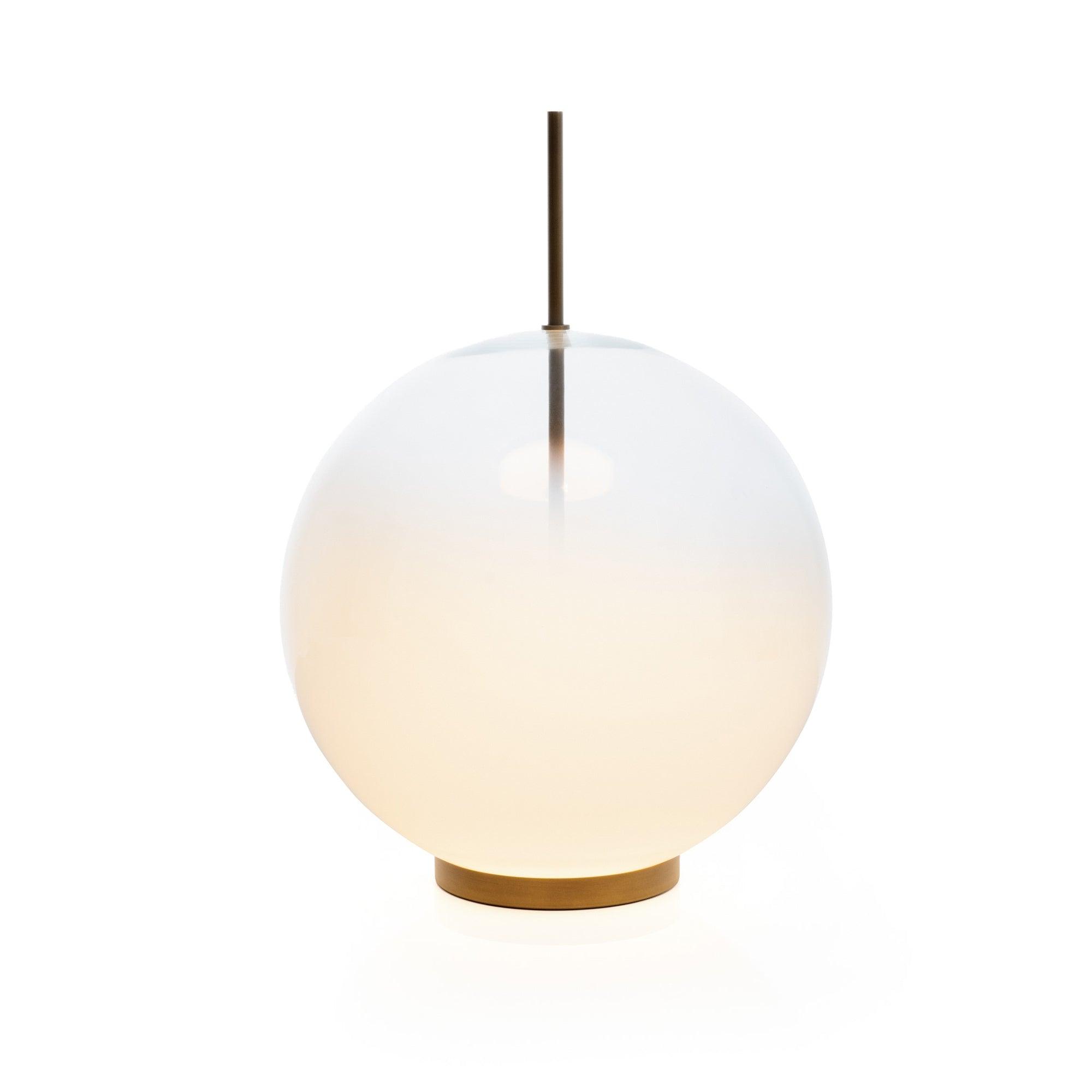 Eurrael Modern Glass Table Lamp-Neutral Decor