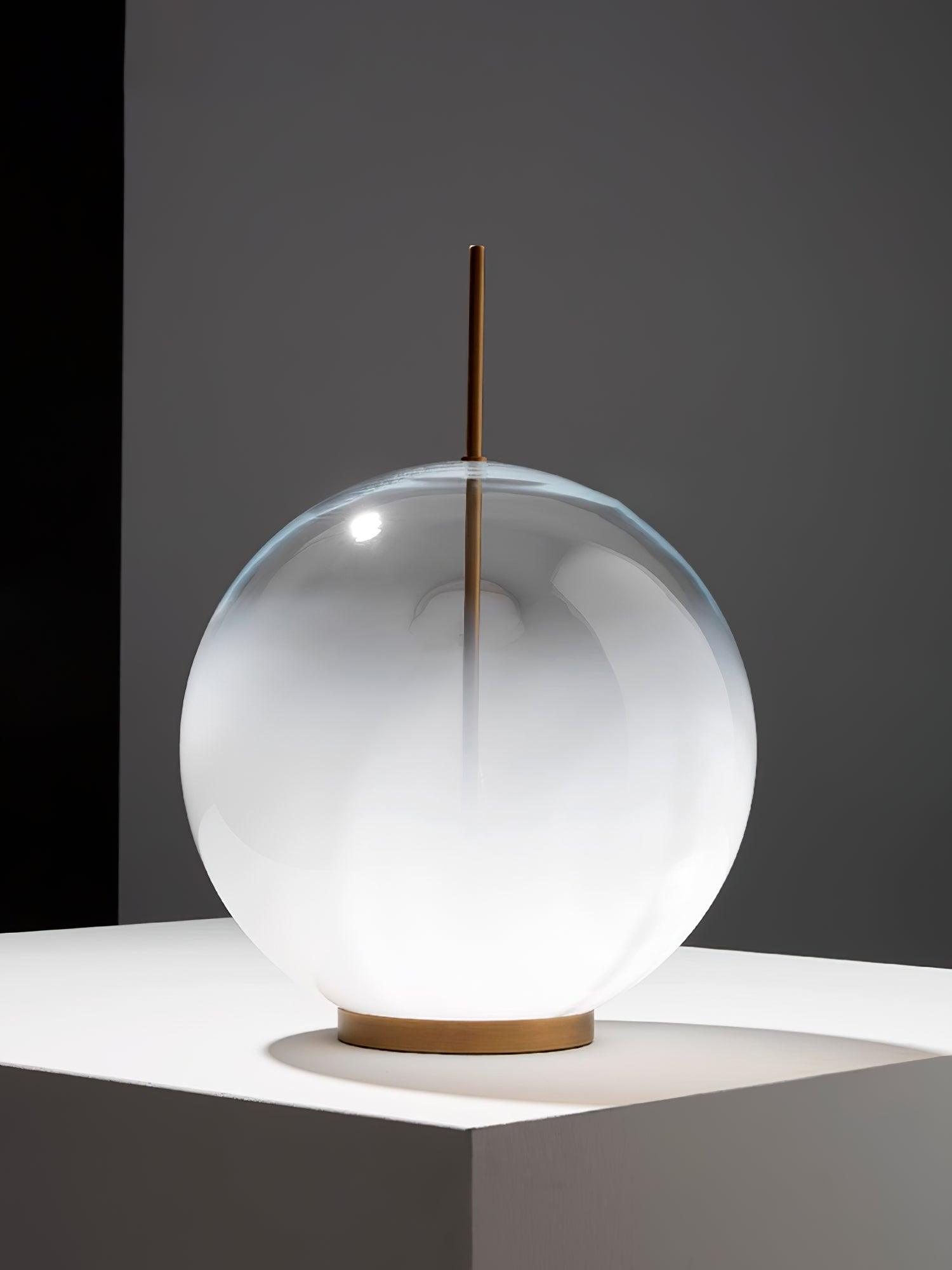 Eurrael Modern Glass Table Lamp-Neutral Decor