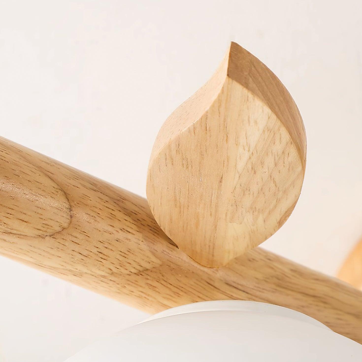Willow Wood Minimalist Ceiling Light-Neutral Decor