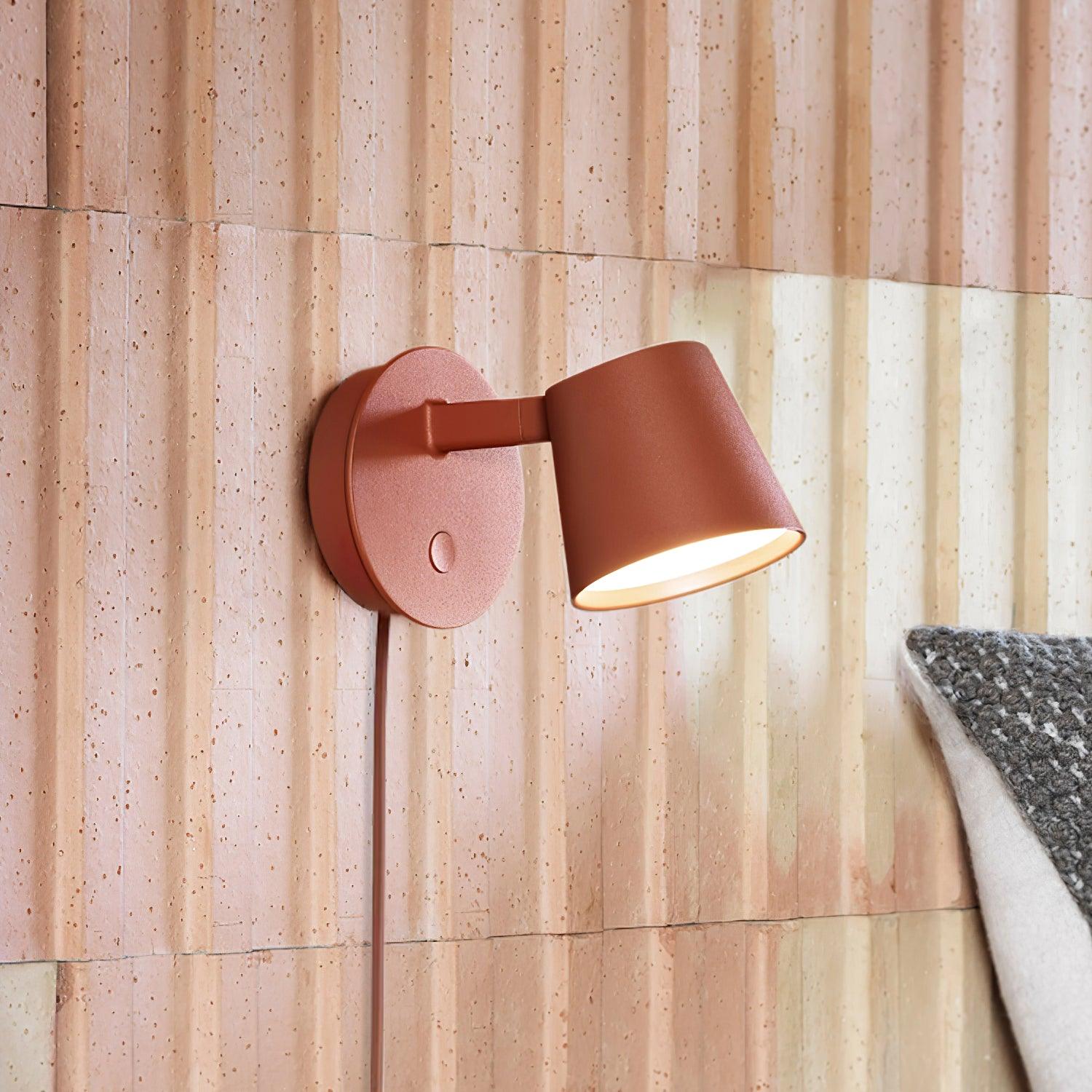Tirwen Modern Minimalist Plug-In Wall Lamp-Neutral Decor