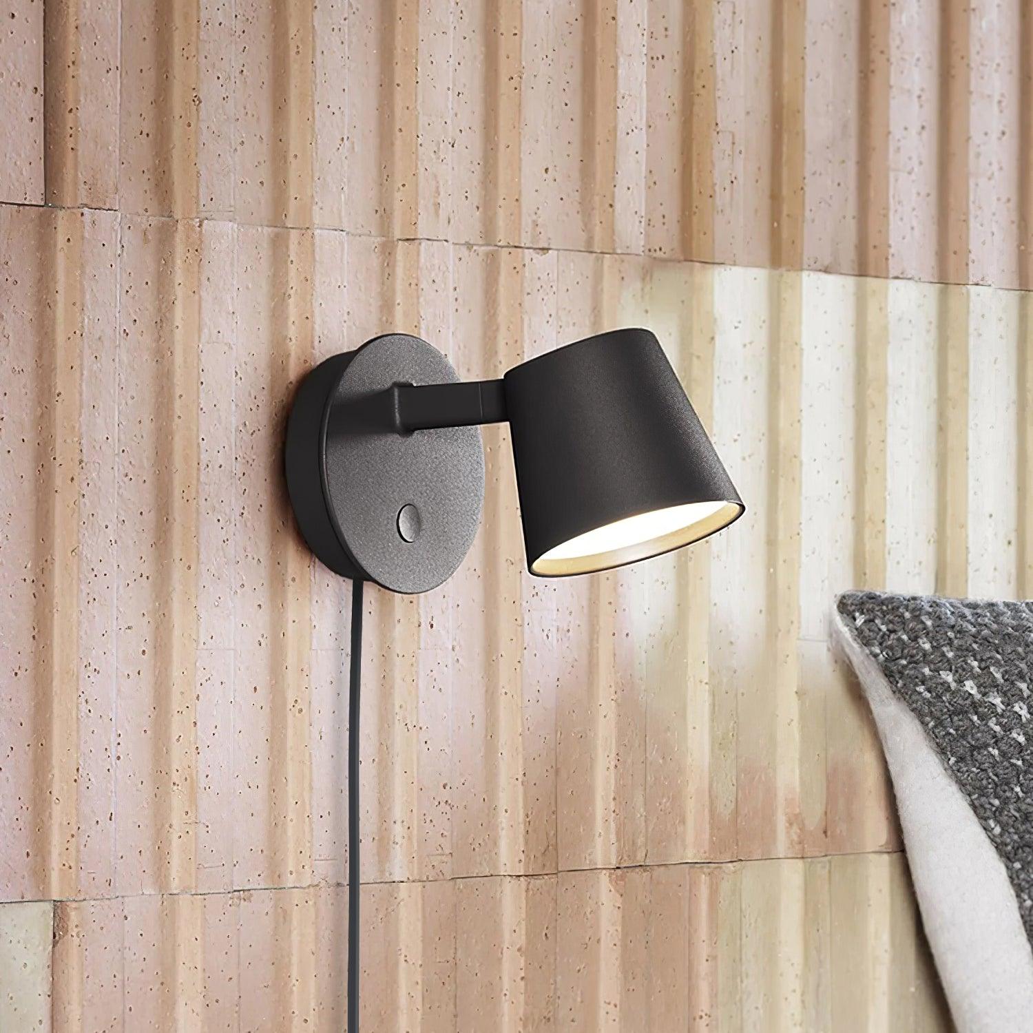 Tirwen Modern Minimalist Plug-In Wall Lamp-Neutral Decor