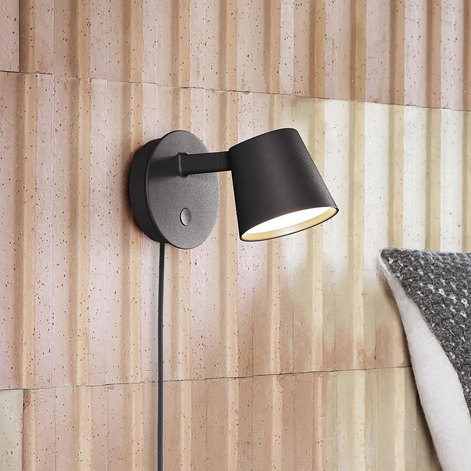 Tirwen Modern Minimalist Plug-In Wall Lamp-Neutral Decor