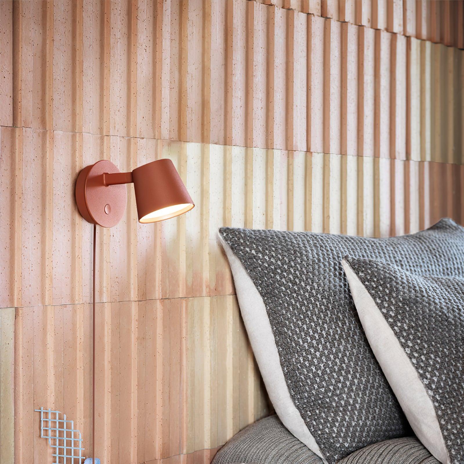 Tirwen Modern Minimalist Plug-In Wall Lamp-Neutral Decor