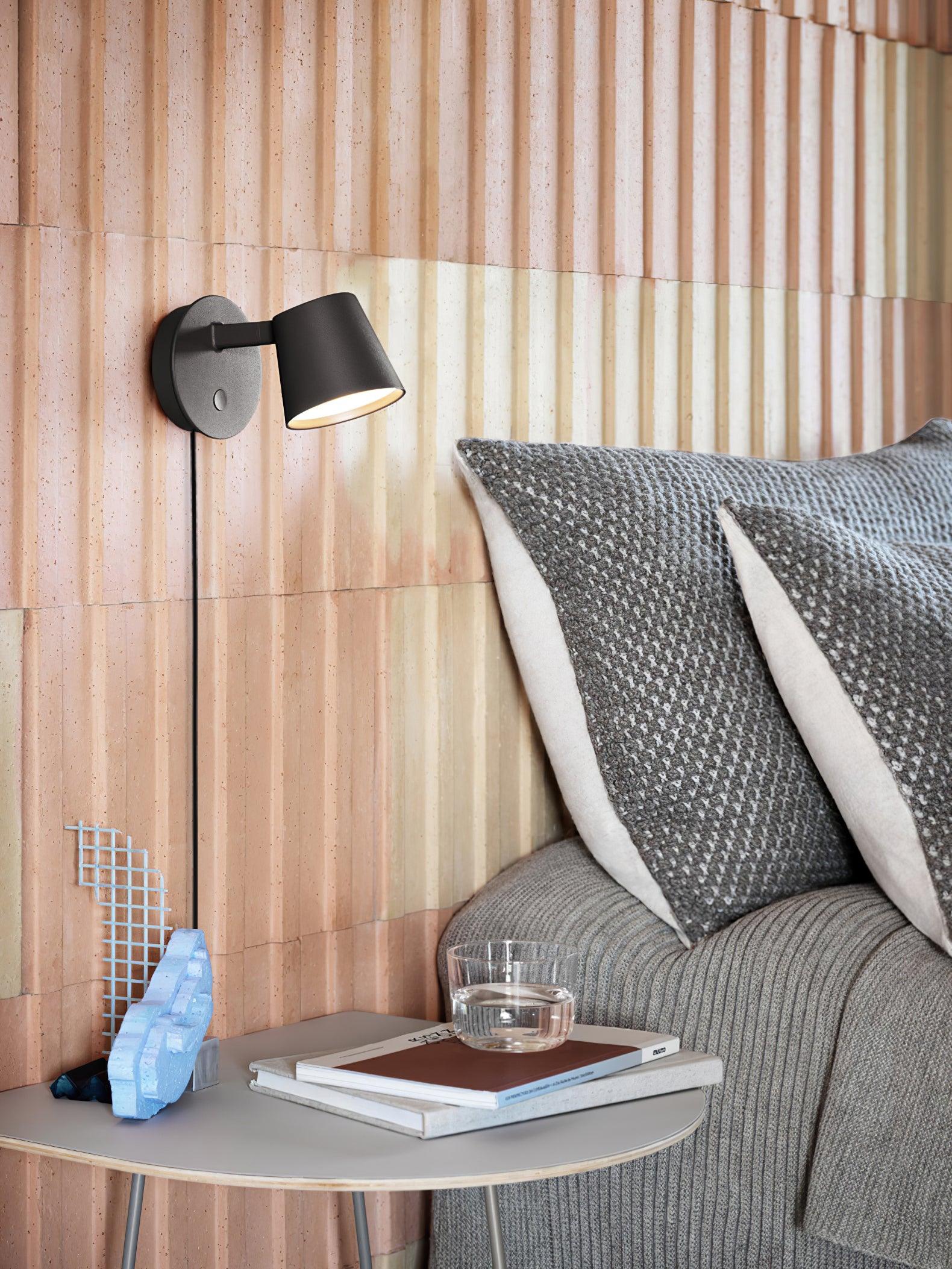 Tirwen Modern Minimalist Plug-In Wall Lamp-Neutral Decor