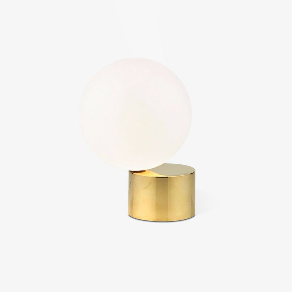 Aru Glass Industrial Table Lamp-Neutral Decor