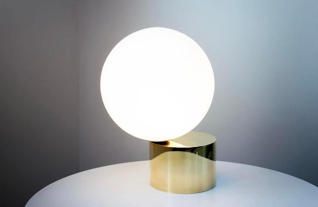 Aru Glass Industrial Table Lamp-Neutral Decor