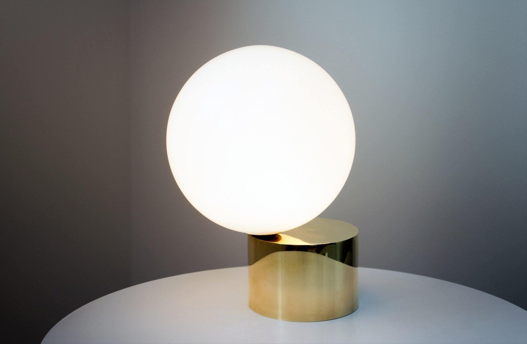 Aru Glass Industrial Table Lamp-Neutral Decor