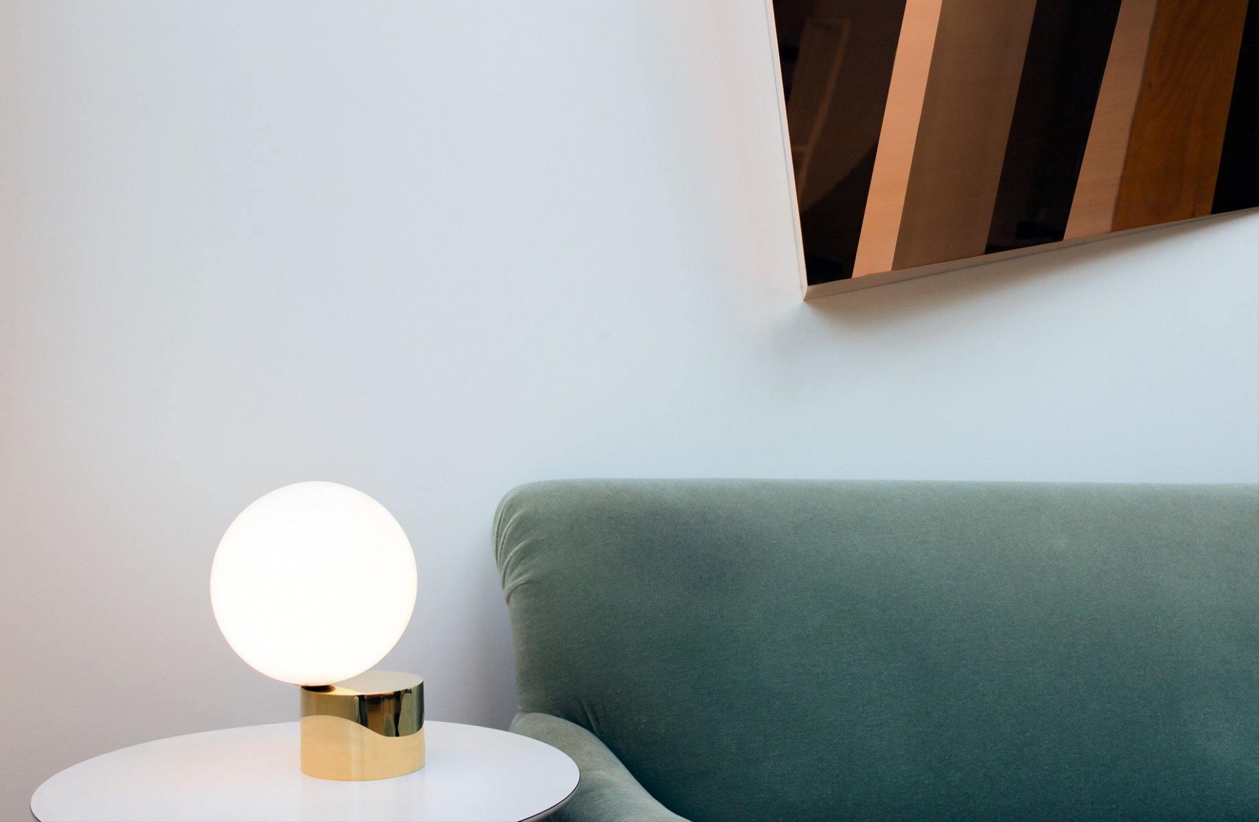 Aru Glass Industrial Table Lamp-Neutral Decor