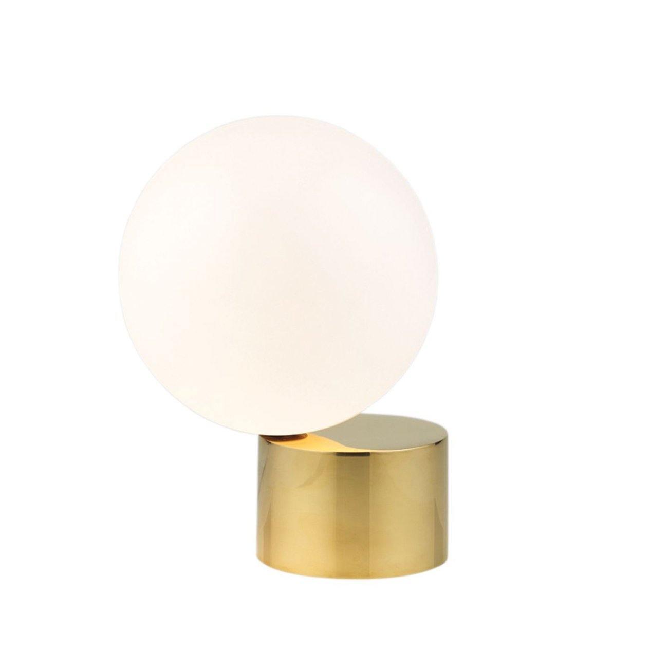 Aru Glass Industrial Table Lamp-Neutral Decor