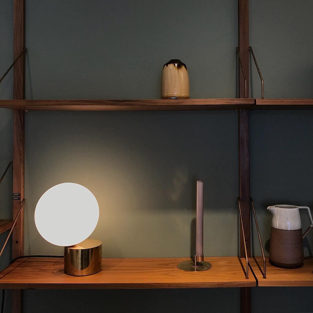 Aru Glass Industrial Table Lamp-Neutral Decor
