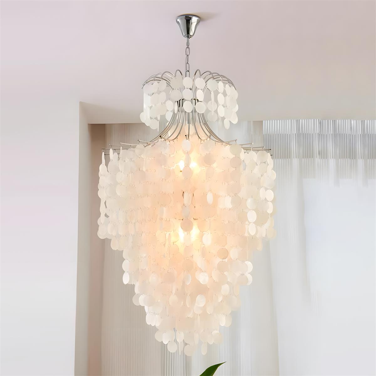 Odette Shell Chandelier